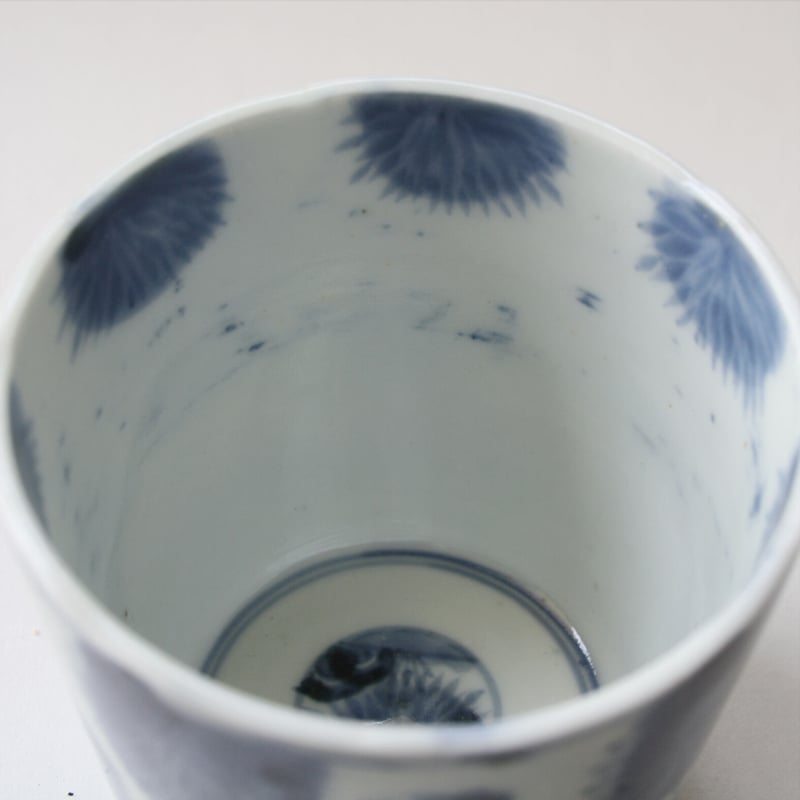 S-11 古伊万里 KOIMARI 染付 寒山拾得図 蕎麦猪口 | imarimaru