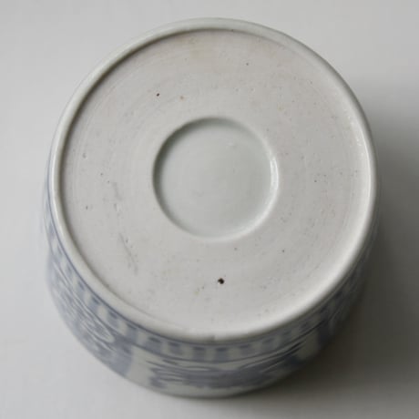 184 古伊万里 KOIMARI 染付 蛸唐草・宝文 蕎麦猪口