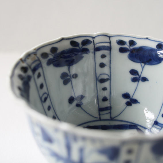 146 古伊万里 KOIMARI 染付 芙蓉手 向付 | imarimaru 146 古伊万里 KOIMARI 染付 芙蓉手 向付 | imarimaru