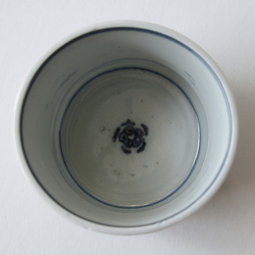 189 古伊万里 KOIMARI 斜格子 市松文 蕎麦猪口 | imarimaru