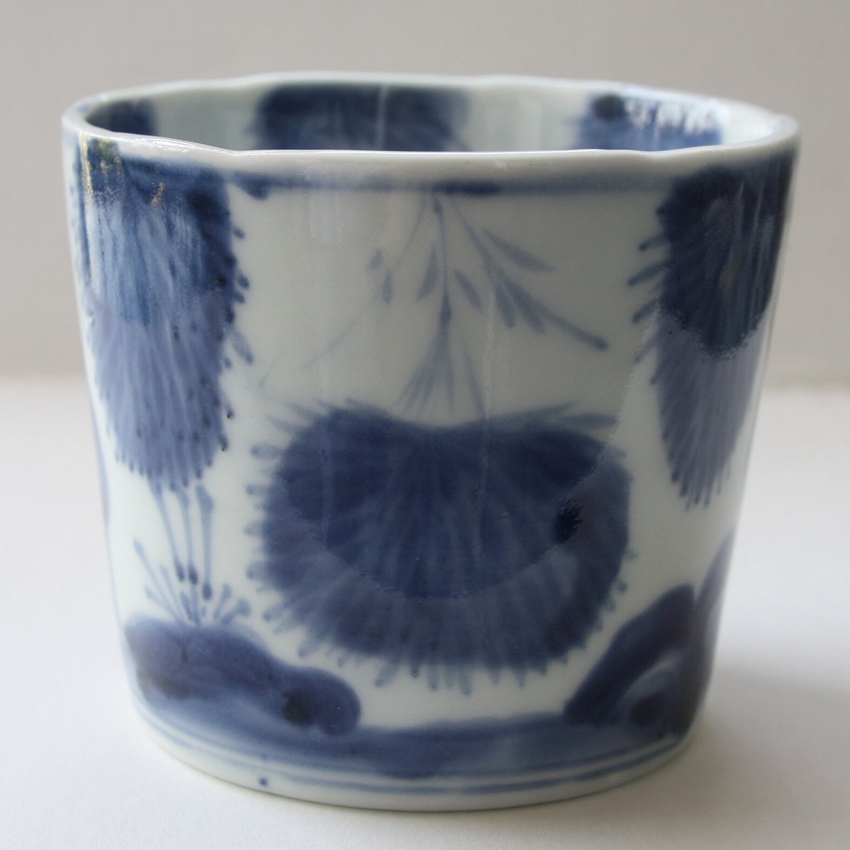 S-11 古伊万里 KOIMARI 染付 寒山拾得図 蕎麦猪口 | imarimaru