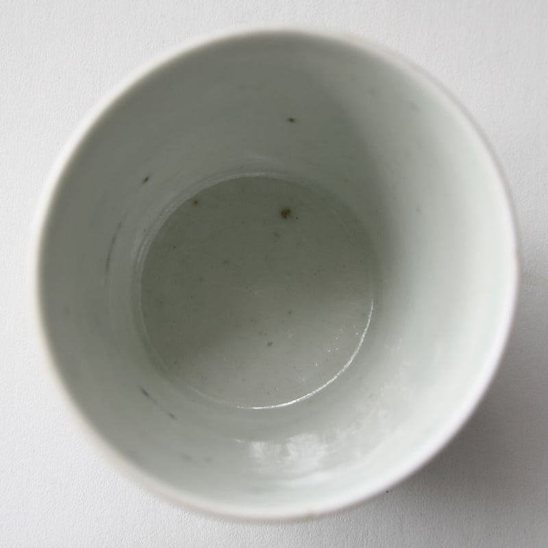 NO363 古伊万里　蕎麦猪口　山水画　縁紅　窯変 NO363 古伊万里 蕎麦猪口 山水画 縁紅 窯変 工芸品