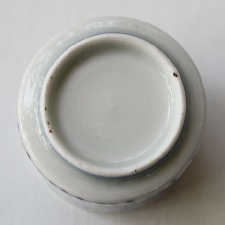 C-10 古伊万里 KOIMARI 染付 微塵唐草文 覗き猪口