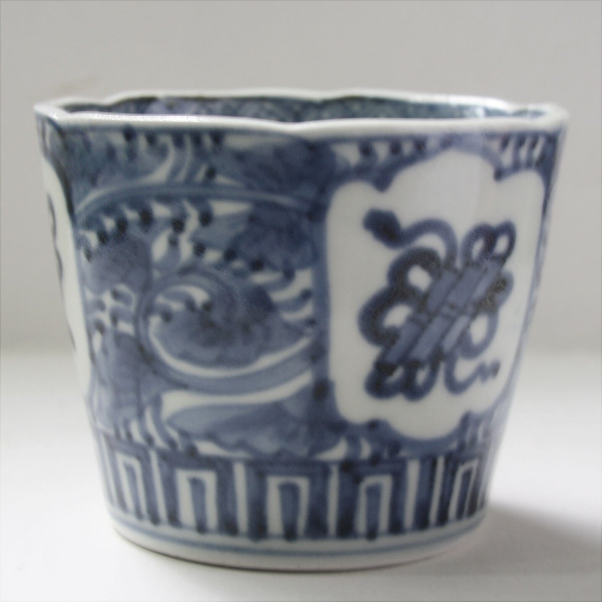 S-15 古伊万里 KOIMARI 染付 宝文 蕎麦猪口 | imarimaru