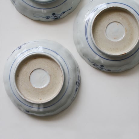 P-92  古伊万里 KOIMARI 染錦 十字花文 膾皿