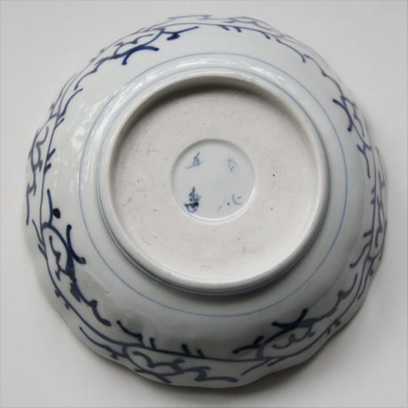 Ps-201 古伊万里 KOIMARI 染付 蛸唐草文 膾皿 ２客セット