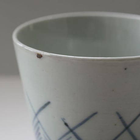 156  古伊万里 KOIMARI 染付 草文 蕎麦猪口
