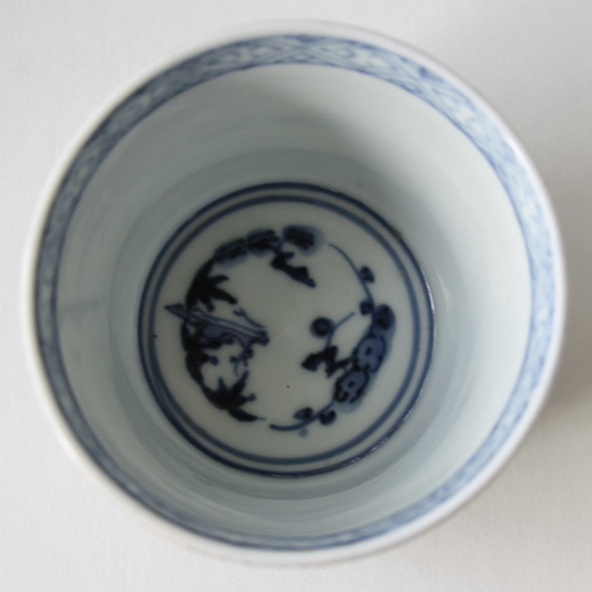 179 古伊万里 KOIMARI 染付 蛸唐草文 蕎麦猪口 | imarimaru