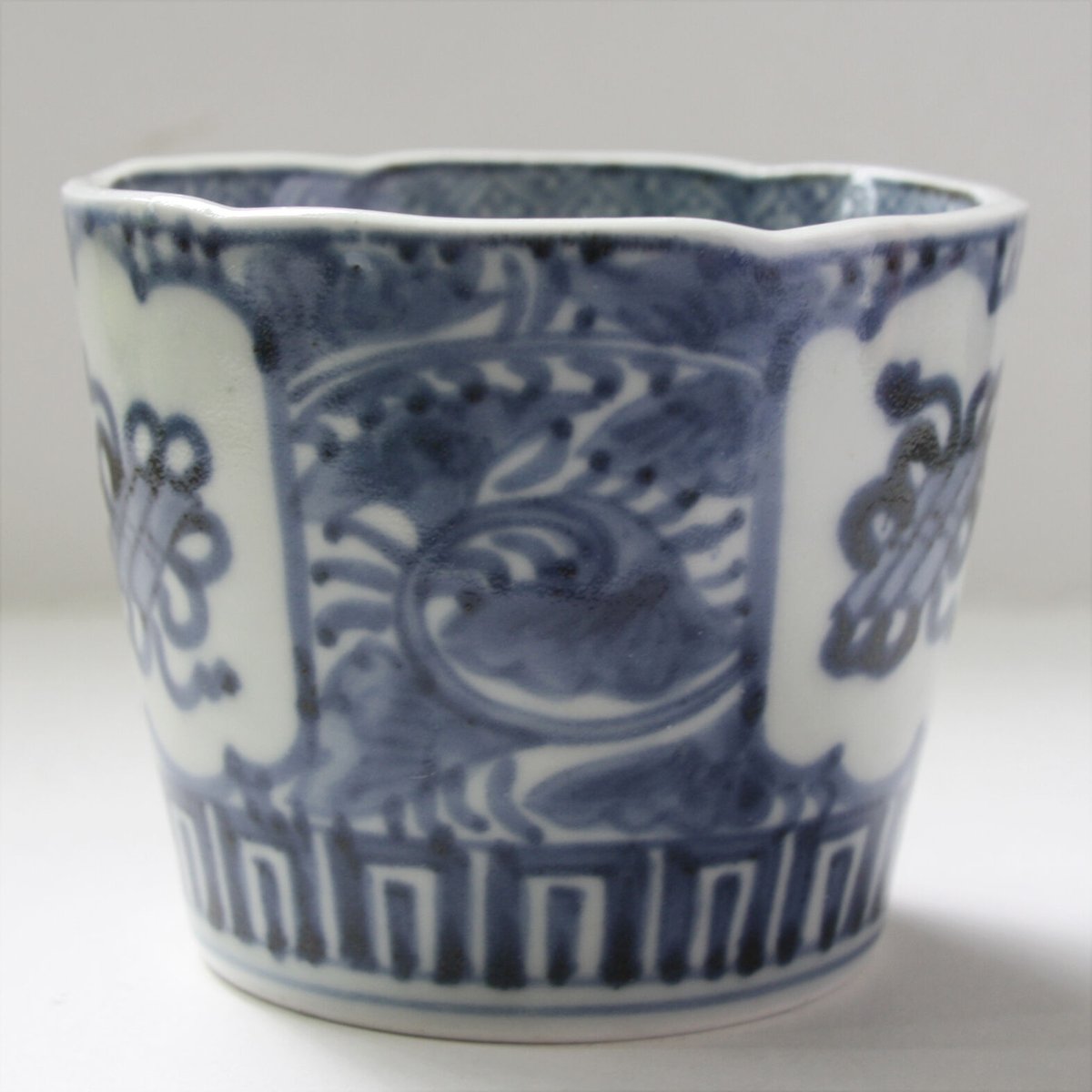 S-15 古伊万里 KOIMARI 染付 宝文 蕎麦猪口 | imarimaru