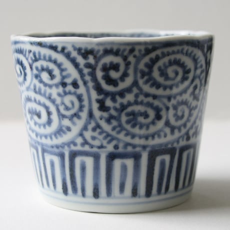 193 古伊万里 KOIMARI 蛸唐草文 蕎麦猪口