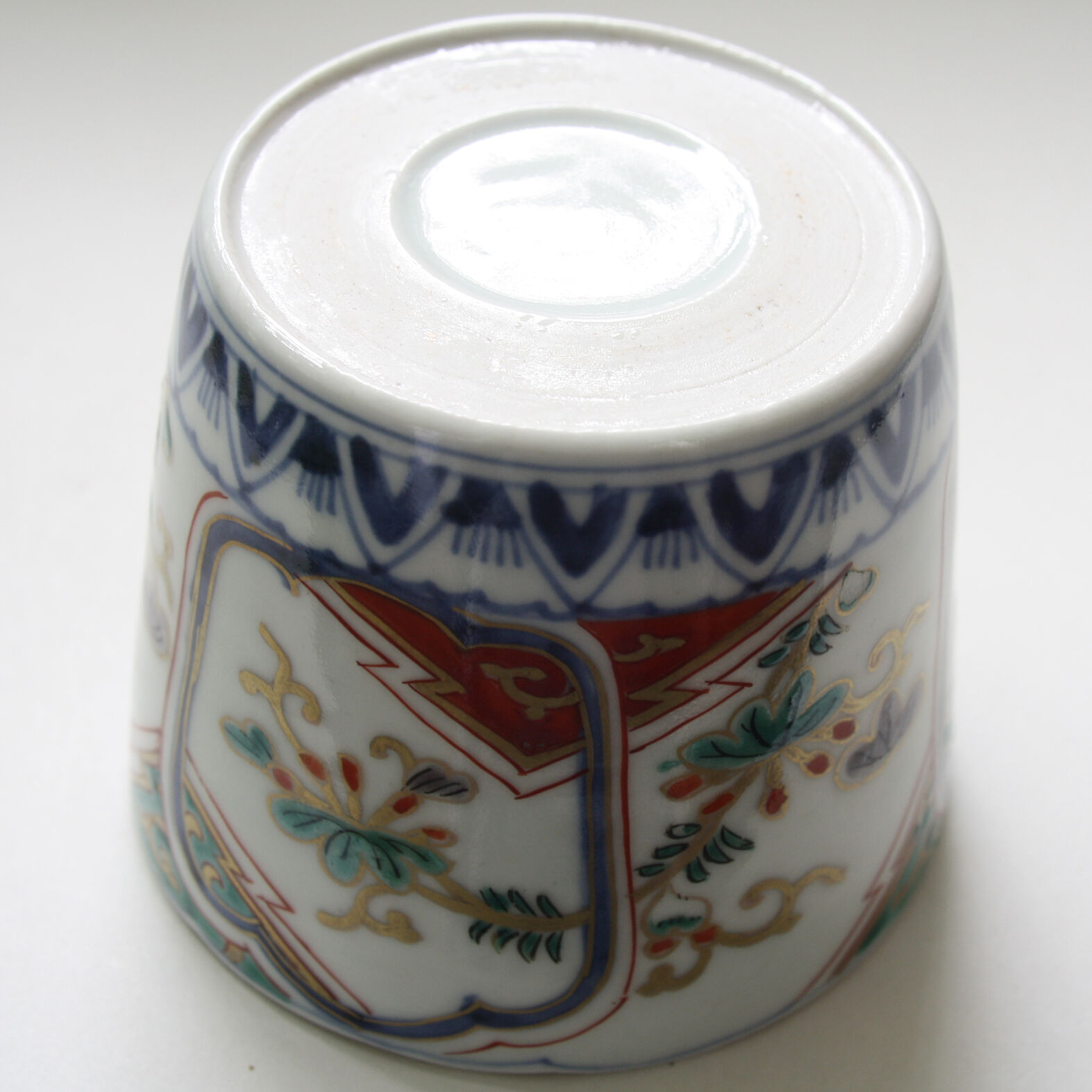 大聖寺伊万里　色絵　窓絵　松竹梅に紅葉の図　蕎麦猪口　C336AS-DGf S-16 古伊万里 KOIMARI 色絵 草花文 蕎麦猪口 | imarimaru