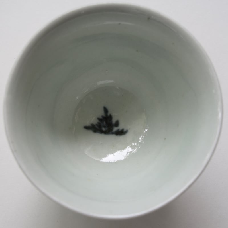 S-14 古伊万里 KOIMARI 染付人参文 広東形 蕎麦猪口 | imarimaru S-14 古伊万里 KOIMARI 染付人参文 広東形 蕎麦猪口 | imarimaru