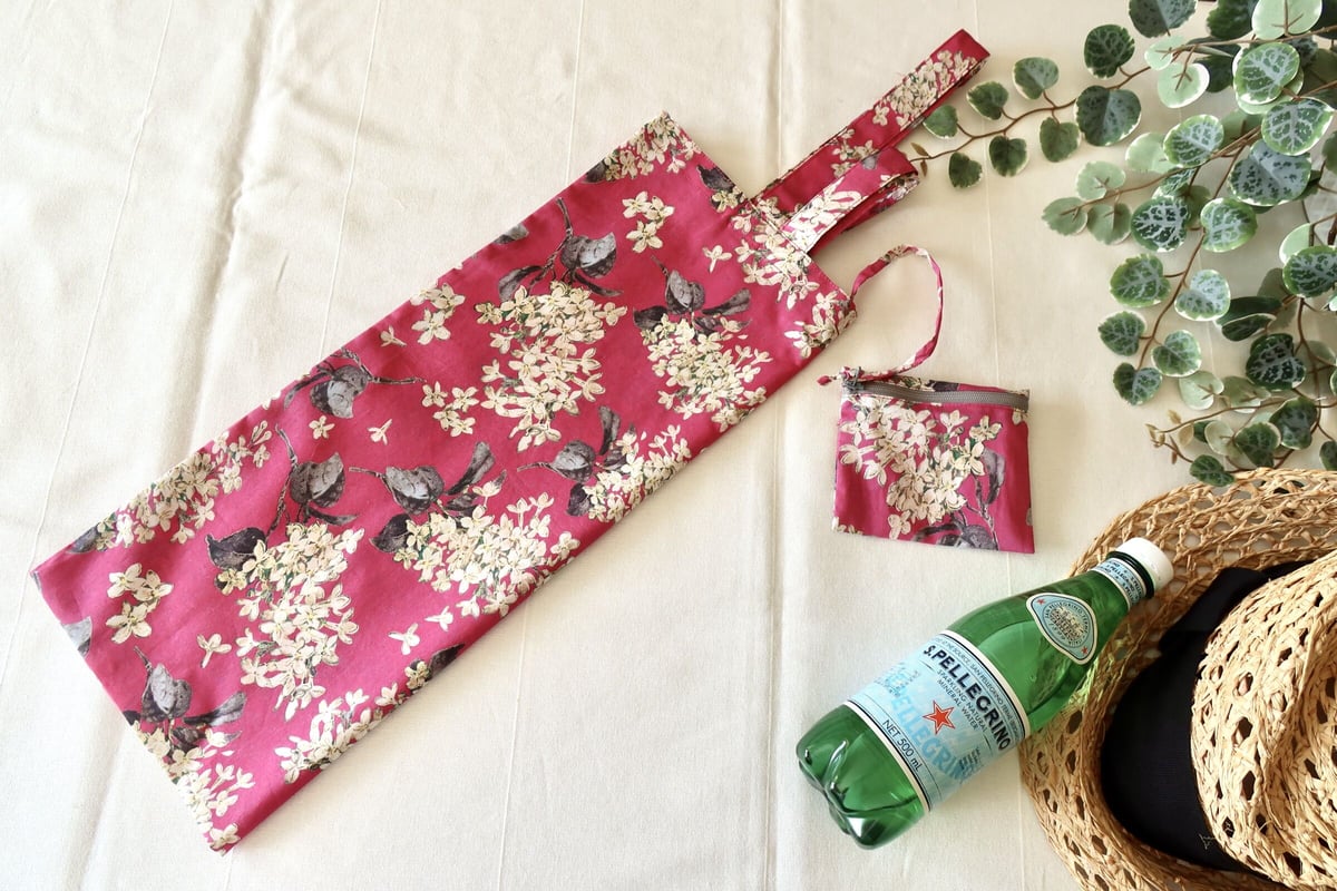 リバティ　フローティングフローラ　C&S限定色ダークピンク　レッスンバッグ他4点 リバティ フローティングフローラ ダークピンク｜Yahoo!フリマ