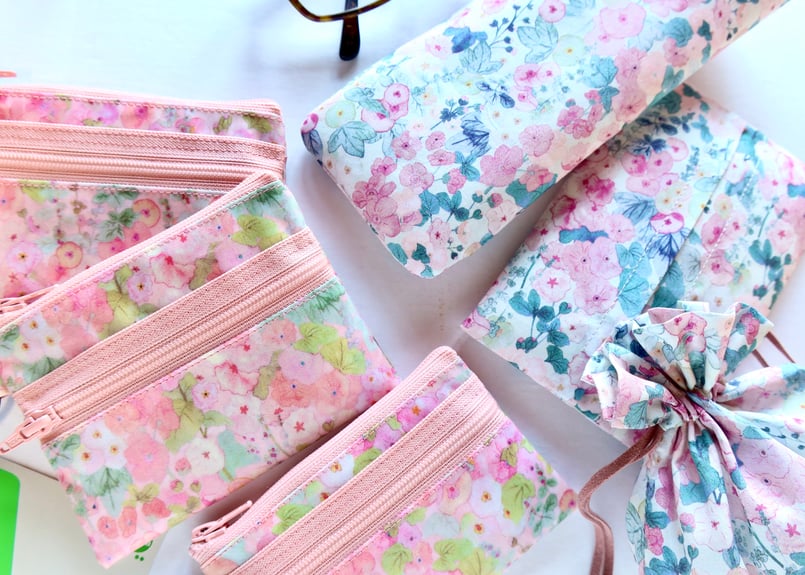 ペットボトルカバー リバティアーカイブギンガム/ブラック