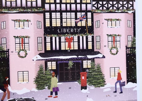 Libertyクリスマスアドベントカレンダー（ロンドンリバティ百貨店からのお取り寄せ）お客様レビューあり