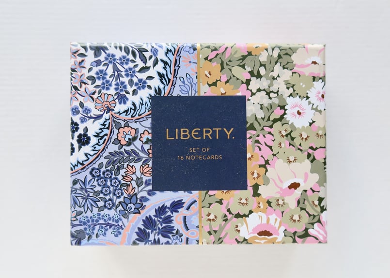 フローラルグリーティングカードセット（ロンドンリバティ百貨店からの