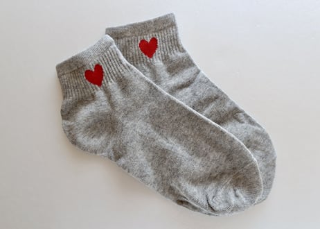 ハートショートソックス・サイド（単品）