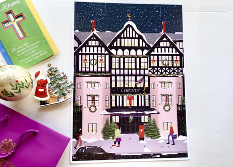 Libertyクリスマスアドベントカレンダー（ロンドンリバティ百貨店からのお取り寄せ）お客様レビューあり