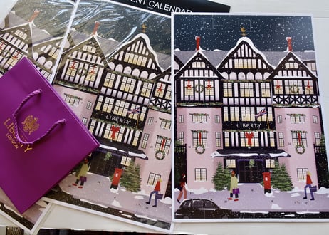 Libertyクリスマスアドベントカレンダー（ロンドンリバティ百貨店からのお取り寄せ）お客様レビューあり