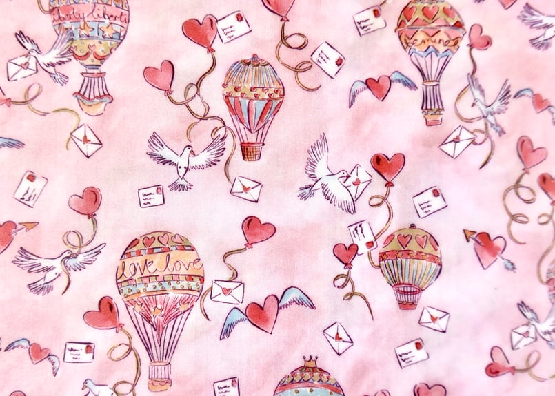 ラミネートリップポーチ Cathキャンディ❤️Handmade カラビナ付きPVCクリアポーチ＊リバティ ラミネート＊カペル（Capel