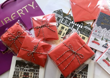 リバティ・クリスマスオーナメント（ロンドンリバティ百貨店からのお取り寄せ） ※お客様レビューあり