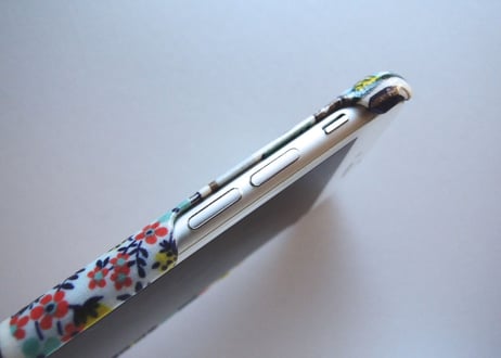 iPhone7ケース／フォゲットミーノット・パステル