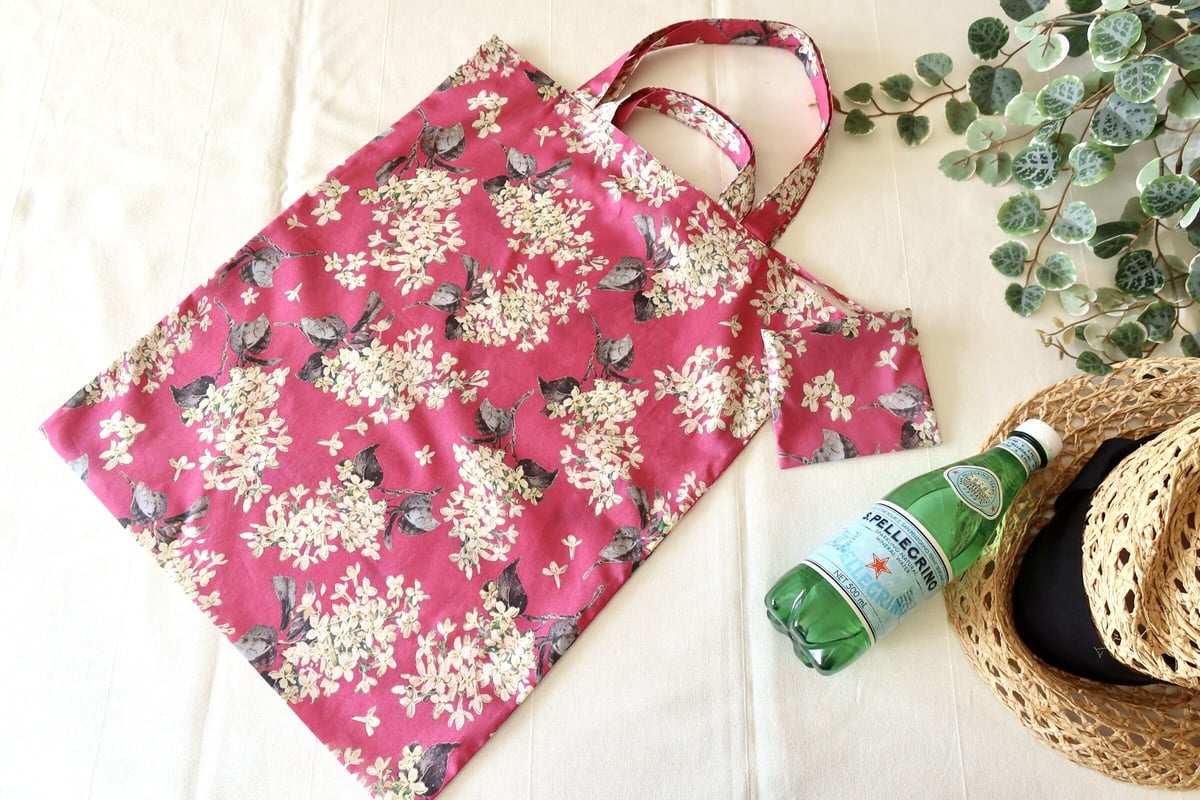 リバティエアリーバッグ（L）アーカイブライラック・ピンク（リバティ  