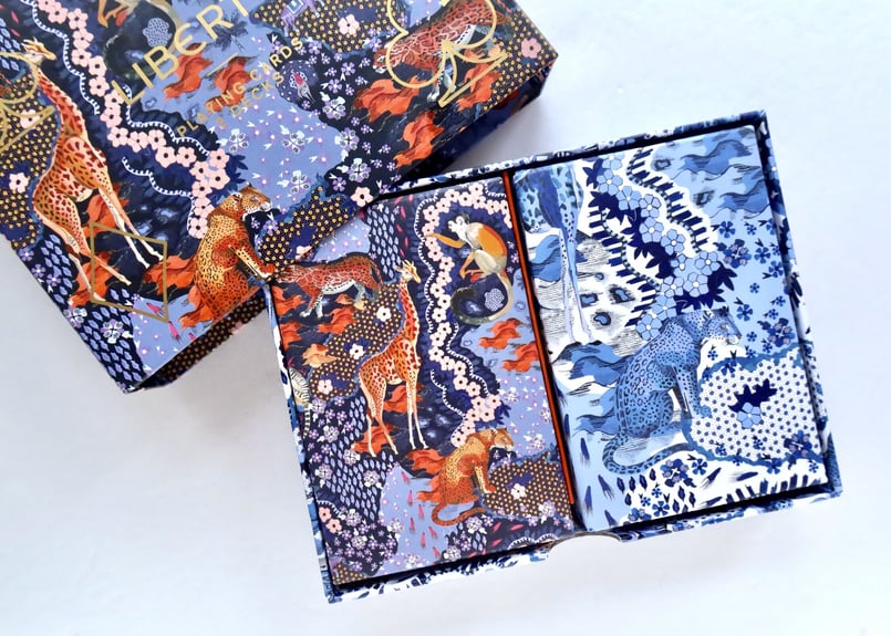 LIBERTYロンドン　トランプ リバティ・トランプセット（2つ入り）（ロンドンリバティ百貨店
