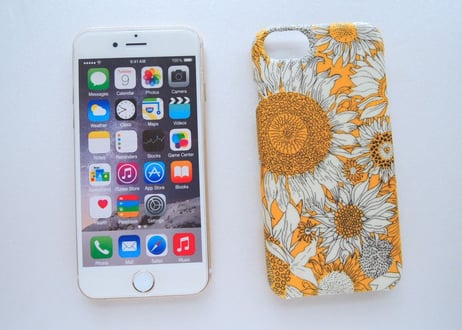 iPhone7ケース／スモールサス・イエロー