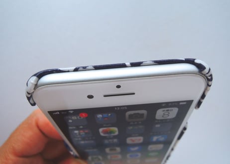 iPhone7ケース／エミリーボウワー・ネイビー