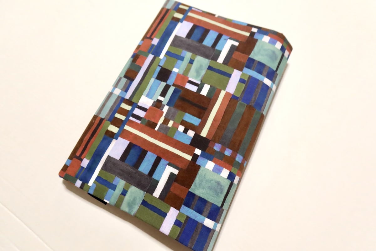 M6パッチワーク手帳（ブラウン） 大味 