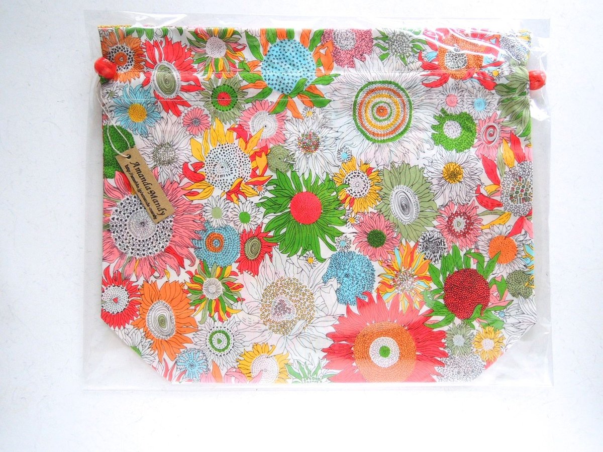 リバティトラベル巾着 スモールスザンヌ（カラフル） | Amanda Mandy