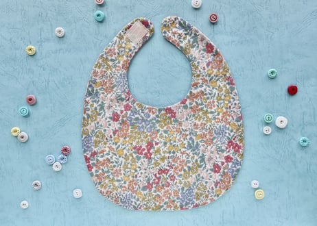 ハンドメイドシュシュM-1573♡デイジーレースinネイビージョーゼット♡ ハンドメイドシュシュM-1573♡デイジーレースinネイビージョーゼット