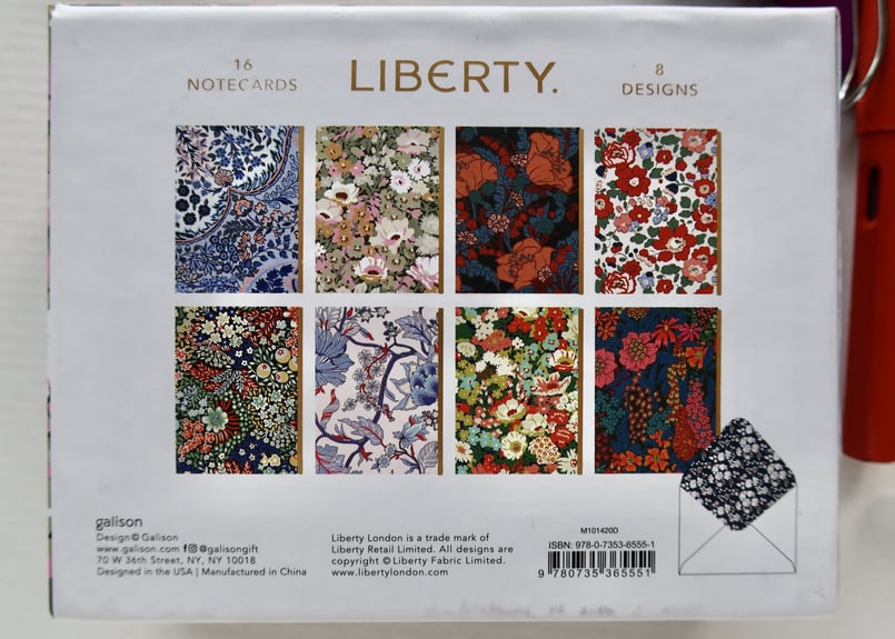 フローラルグリーティングカードセット（ロンドンリバティ百貨店