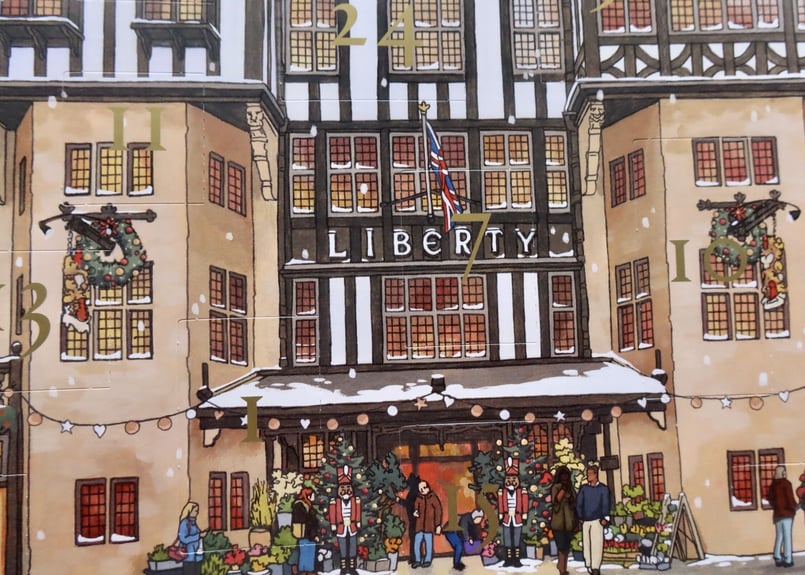 Libertyクリスマスアドベントカレンダー（ロンドンリバティ