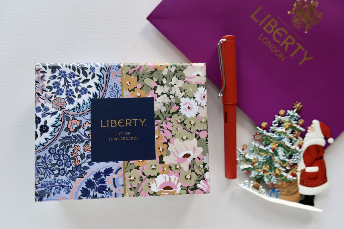 フローラルグリーティングカードセット（ロンドンリバティ百貨店からの