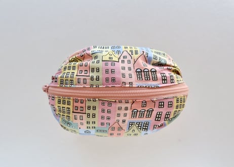 リバティバルーンポーチ(小)・コペンハーゲンストリート・パステル