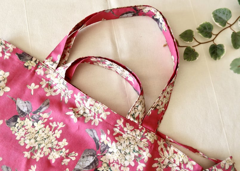 リバティエアリーバッグ（L）アーカイブライラック・ピンク（リバティ  