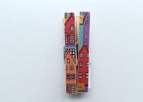 ハッピークリップ・コペンハーゲンストリート・カラフル（リバティプリント・タナローン）