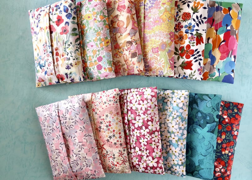 リバティ　ウィルトシャー　ティッシュケース☆ リバティティッシュケース ・ウィルトシャースパークル・レッド