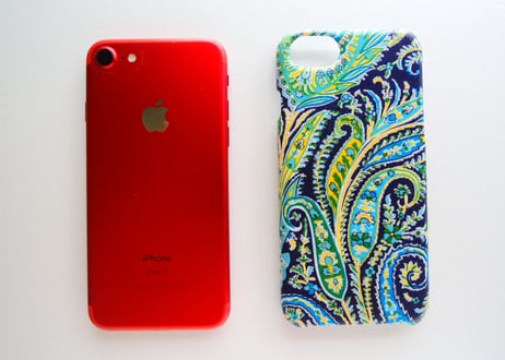 iPhone7ケース／リバティ・フェリックス＆イザベラ・ブルー