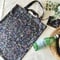 リバティエアリーバッグ（L）ワイルドフラワーズ・ブラック（リバティプリント・タナローン）お客様レビューあり