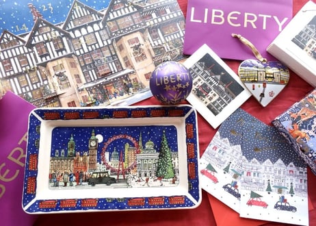 リバティ・クリスマスオーナメント（ロンドンリバティ百貨店からのお取り寄せ） ※お客様レビューあり