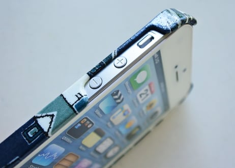 iPhoneSE/5sケース／クールコースト・ネイビー