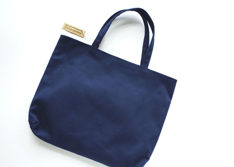 リバティ リバーシブルトートバッグ イルマ・ブラック | Amanda Mandy