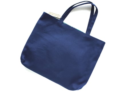 リバティ　リバーシブルトートバッグ　マジカルブーケ・マドラスチェックグリーン（お客様レビューあり）