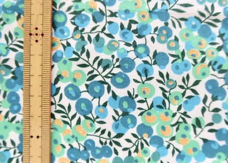リバティ・オーダー用布見本【ウィルトシャー・ターコイズグリーン】