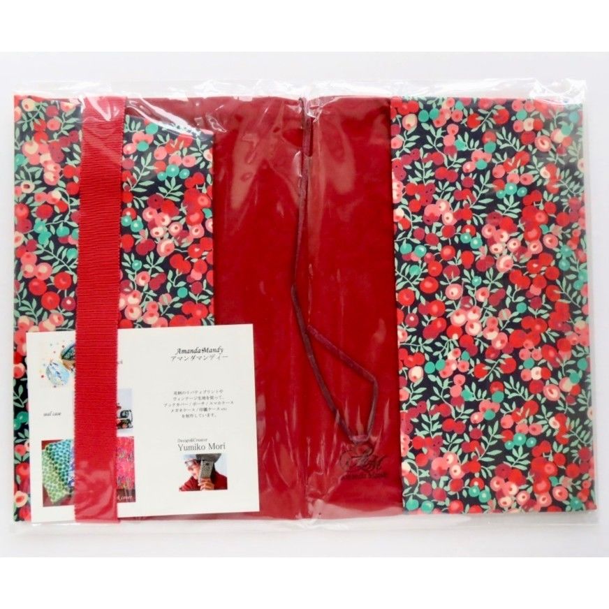 しおり　ブックマーカー❁ウィルトシャースパークル　リバティプリント使用 しおり ブックマーカー❁ウィルトシャースパークル リバティ