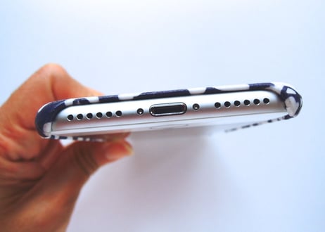 iPhone7ケース／エミリーボウワー・ネイビー