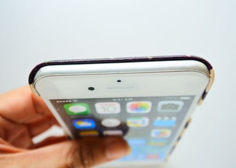 iPhone6/6sケース／リバティ・ジャック＆チャーリー・パープル（お客様レビューあり）
